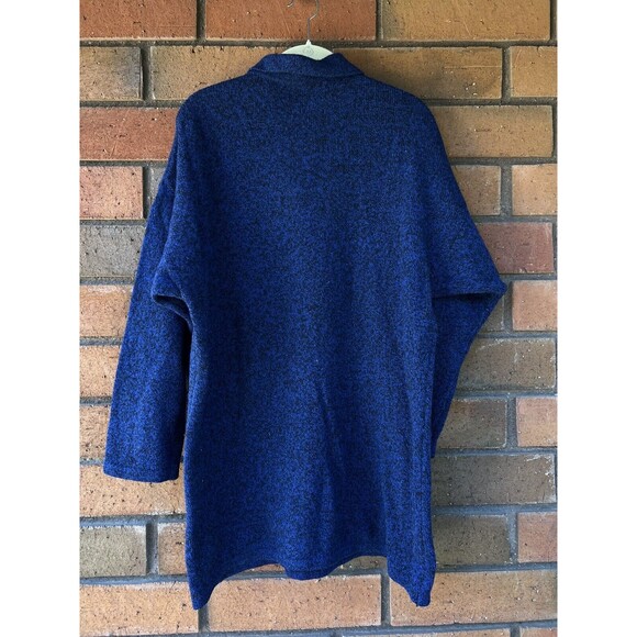 United Colours of Benetton Polo Sweater Shetland Wool Italy VTG | Blue | Size XL - Picture 2 of 15